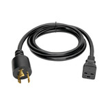 Eaton Tripp Lite P040-010 20A 10 ft C19 to L6-20P Heavy-Duty Power Cord Black | P040-010