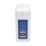 Eaton Tripp Lite U280-002-W12 17W 2-Port USB Wall/Travel Charger | White | U280-002-W12