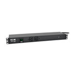 Eaton Tripp Lite PDUMH15-ISO 1.5kW 3840 Joules 14-Outlet Local Metered PDU | 1U Rack-Mount | PDUMH15-ISO
