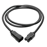 Eaton Tripp Lite P018-006 15A 6 ft C14 to C15 Heavy-Duty Power Cord Black | P018-006