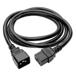 Eaton Tripp Lite P036-010 20A C19 to C20 Power Extension Cord 10 ft Black | P036-010