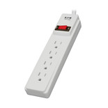 Power It! PS410 4-Outlet 1800W 15A Power Strip 10 ft Cord | PS410
