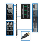 Eaton Tripp Lite PDU3MV6L2130 8.6kW 3-Phase Local Metered PDU 48-Outlet 0U Vertical | PDU3MV6L2130