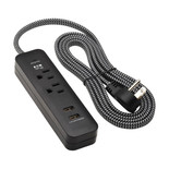 Eaton Tripp Lite TLP206USB 450 Joules 2-Outlet Surge Protector | 2 USB-A Ports, 6 ft Cord, Black
 | TLP206USB