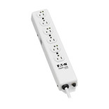 Eaton Tripp Lite PS-602-HG 1800W 6-Outlet Medical-Grade Power Strip | Antimicrobial, 1.5 ft Cord
 | PS-602-HG