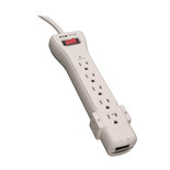Eaton Tripp Lite SUPER6TEL 1080 Joules 7-Outlet 6 ft Surge Protector | With RJ11 Phonefax Protection
 | SUPER6TEL
