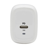 Eaton Tripp Lite U280-W01-18C1-K 18W GaN USB-C Wall Charger with USB-C to Lightning Cable | White
 | U280-W01-18C1-K