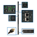 Eaton Tripp Lite PDUMVR30HVNETLX 5.5kW Switched PDU | (20) C13 & (4) C19 Outlets | 0U Vertical Rackmount
 | PDUMVR30HVNETLX