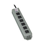 Eaton Tripp Lite UL24RA-15 15A 6-Outlet Power Strip 15 ft Cord Gray
 | UL24RA-15