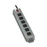 Eaton Tripp Lite UL24RA-15 15A 6-Outlet Power Strip 15 ft Cord Gray
 | UL24RA-15
