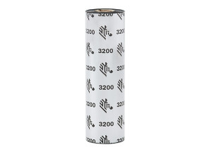 Zebra 2.52" x 243' 3200 Desktop Wax/Resin Ribbon | Case of 12 Rolls | 03200GS06407-CASE