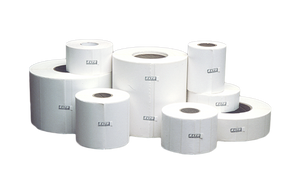 SATO 4"x 1" 200P Thermal Transfer Paper Label | Case of 4 Rolls - 4,970 Labels per Roll | SR30LT-10048-CASE