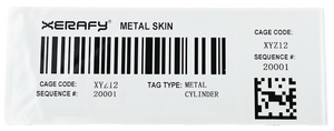 Xerafy Mercury Metal Skin Label | NXP UCODE 9 | X51A0-US100-U9/X51A0-EU100-U9