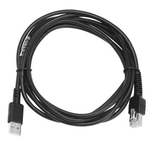 Zebra 7 ft USB Cable | For Fixed Mount Scanners | CBL-U10755-01