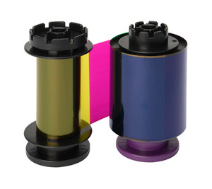 Evolis YMCK Retransfer Technology Color Ribbon | For Avansia Card Printers | RT4F010AAA-ROLL Evolis YMCK Retransfer Technology Color Ribbon | For Avansia Card Printers | RT4F010AAA-ROLL
