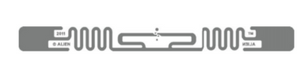 Alien Squiggle RFID Clear Wet Inlay (ALN-9640, Higgs-3) | ALN-9640-FWRCA