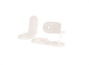 Zebra Color clips for use with Z-Band QuickClip (Red)  Label | For Clips Printers | Case of 1 Rolls - 275 Labels per Roll | 97032-Red-CASE