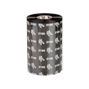 Zebra 3.50" x 1476' 2100 Industrial Wax Ribbon | Case of 12 Rolls | 02100BK08945-CASE Zebra 3.50" x 1476' 2100 Industrial Wax Ribbon | Case of 12 Rolls | 02100BK08945-CASE