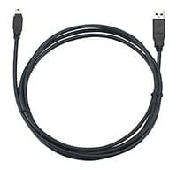 Brother 6 ft USB-Mini5B Cable | For PocketJet, RuggedJet & TD2 Printers | atlasRFIDstore