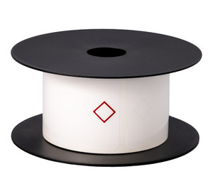 Brother 3" x 2" Thermal Transfer GHS 1 Diamond White Label | For Desktop Safety Printers | Case of 1 Roll - 250 Labels per Roll | BMSLT23GHS1V2