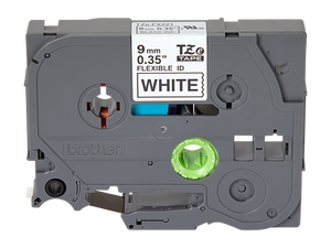 Brother 0.35" x 26.2' Flexible ID Label | For P-Touch Printers | Case of 6 Rolls | TZeFX221