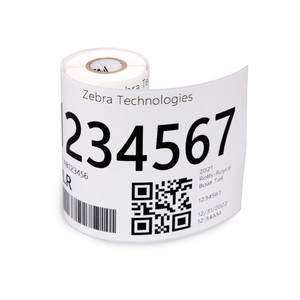 Zebra 4" x 2" EnduraGuard 4000D Direct Thermal Label | For Mobile Printers | Case of 36 Rolls - 78 Labels per Roll | ZIPEGM10045248