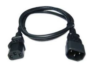 Zebra Cradle 1 m AC Line Cord | For Large, X-Large, & Extreme Guardian Cabinets | CS-CAB-NA-IEC-L