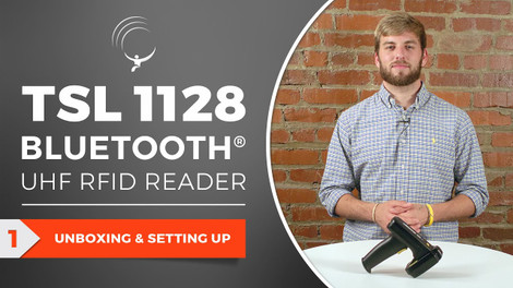 TSL 1128 Bluetooth® UHF RFID Reader: Unboxing & Setting Up