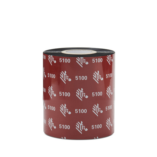 Zebra 5100 Premium Industrial Resin Ribbon | 05100BK06045-CASE/05100BK11045-CASE