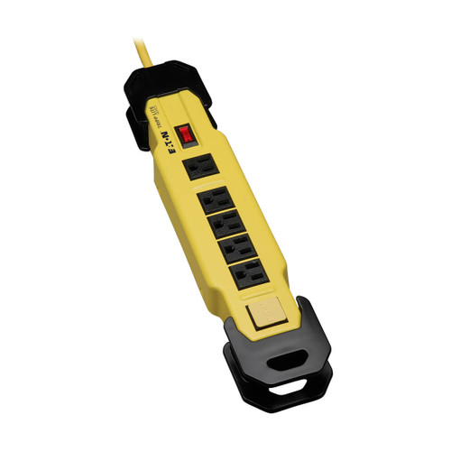 Eaton Tripp Lite TLM609GF 1800W 6-Outlet Power Strip | GFCI Plug, 9 ft Cord, Yellow
 | TLM609GF