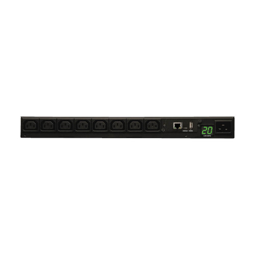 Eaton Tripp Lite PDUMNH20HV 3.7kW Monitored PDU | 8 C13 Outlets | 1U Rack-Mount
 | PDUMNH20HV
