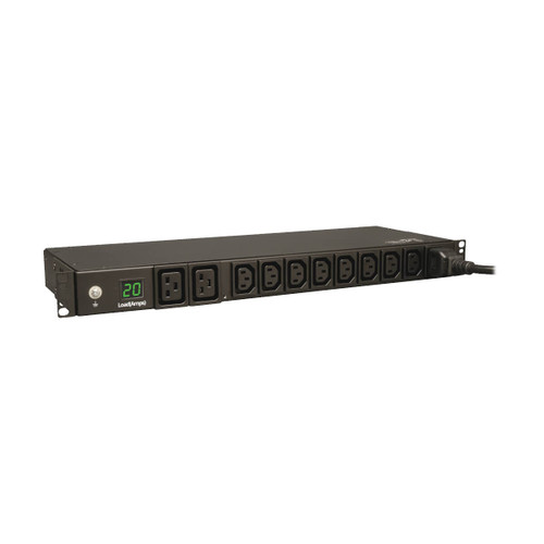 Eaton Tripp Lite PDUMH20HV 3.7kW 16A Local Metered PDU | (8 C13 & 2 C19) | 12 ft Cord | 1U Rack-Mount
 | PDUMH20HV