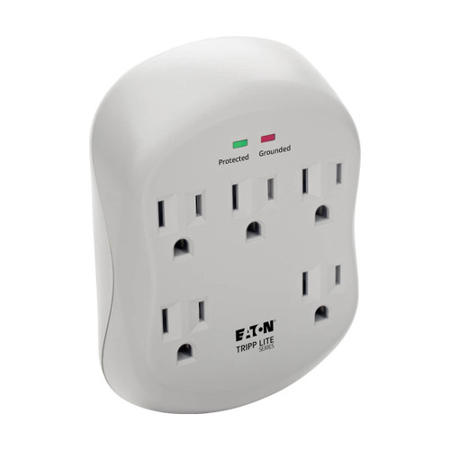 Eaton Tripp Lite SK5TEL-0 1080 Joules 5-Outlet Direct Plug-In Surge Protector
 | SK5TEL-0