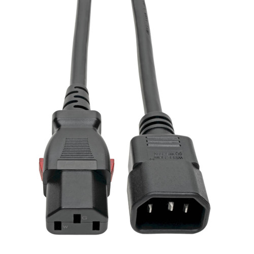 Eaton Tripp Lite P004-L06 10A Locking C13 to C14 6 ft Power Extension Cord
 | P004-L06