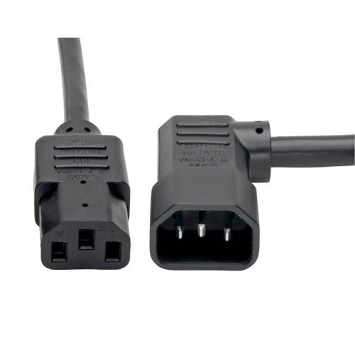 Eaton Tripp Lite P005-006-14LA 15A 6 ft C13 to C14 Left-Angle Power Cord Black
 | P005-006-14LA