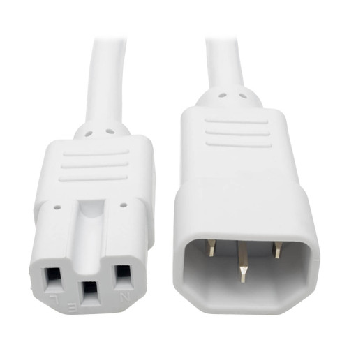Eaton Tripp Lite P018-002-AWH 15A 2 ft C14 to C15 Heavy-Duty Power Cord White
 | P018-002-AWH