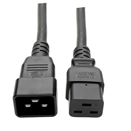Eaton Tripp Lite P036-010-15A 15A C19 to C20 Power Extension Cord 10 ft Black
 | P036-010-15A