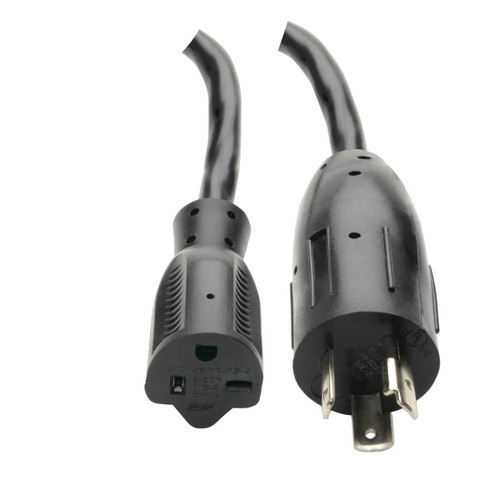 Eaton Tripp Lite P046-06N 20A L5-20P to 5-20R Power Cord Adapter | 0.5 ft Black
 | P046-06N