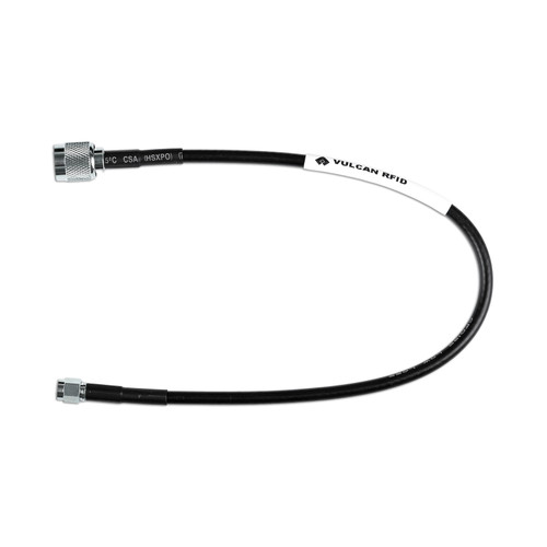 Vulcan RFID™ 1 ft Antenna Cable (195 Series, RP-TNC Male to SMA Male) | 195-RP-TNC-M-SMA-M-1