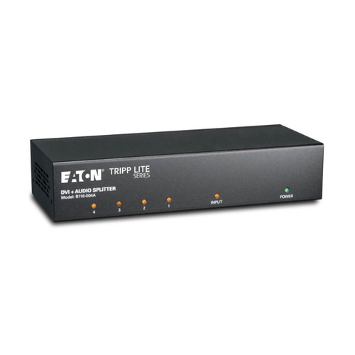 Eaton Tripp Lite B116-004A 1920x1200 DVI Splitter | 4-Port with Audio | TAA Compliant
 | B116-004A