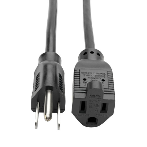 Eaton Tripp Lite P022-015 15 ft Black NEMA 5-15P to 5-15R Power Extension Cord
 | P022-015