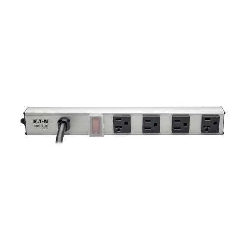 Eaton Tripp Lite PS120420 20A 15 ft 4-Outlet Power Strip | Vertical/Horizontal Mount
 | PS120420