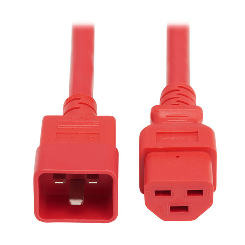 Eaton Tripp Lite P035-005-ARD 20A C20 to C21 5 ft Power Cord | Red
 | P035-005-ARD
