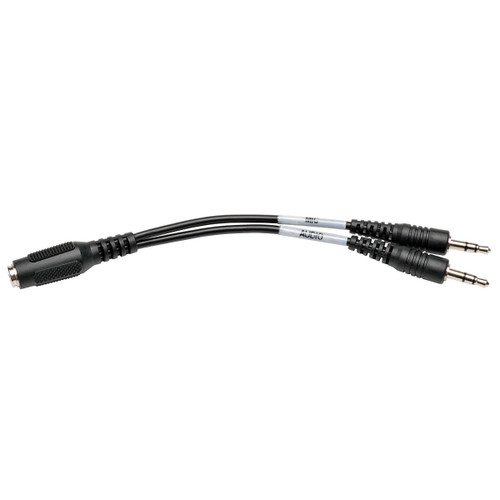 Eaton Tripp Lite P318-06N-FMM 6 in 4-Position Female to (x2) 3-Position Male Audio Splitter Adapter Cable
 | P318-06N-FMM