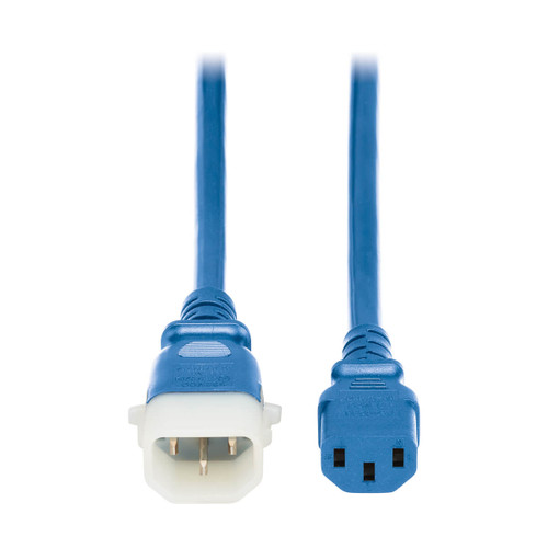 Eaton Tripp Lite P005-E03-ABL-6 15A 3 ft C13 to P-Lock C14 PDU Power Cords | 6-Pack Blue
 | P005-E03-ABL-6