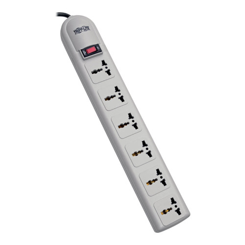 Eaton Tripp Lite SUPER6OMNIB 750 Joules 6-Outlet Surge Protector | 1.8M Cord, British Plug
 | SUPER6OMNIB