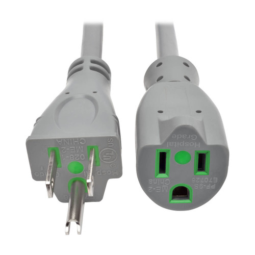 Eaton Tripp Lite P024-006-GY-HG 6 ft Gray Hospital-Grade Extension Cord
 | P024-006-GY-HG