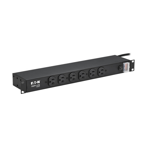 Eaton Tripp Lite RS-1215 15A 12-Outlet Power Strip 1U Rack-Mount | 15 ft Cord
 | RS-1215