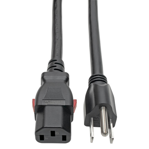 Eaton Tripp Lite P007-L03 15A 3 ft Computer Power Cord | NEMA 5-15P to Locking C13
 | P007-L03