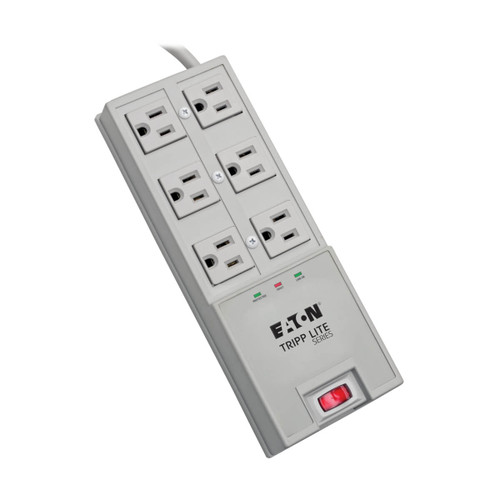 Eaton Tripp Lite TR-6 2420 Joules 6-Outlet Gray Surge Protector
 | TR-6